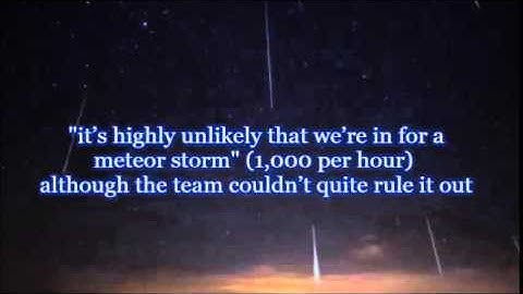 A New Major Meteor Storm in May 2014    Comet 209P   LINEAR‬   YouTube