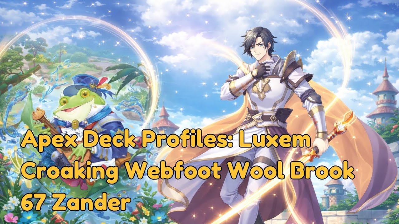[Grand Archive TCG] Apex Deck Profiles | Episode 2: Luxem Croaking Webfoot Wool Brook 67 Zander