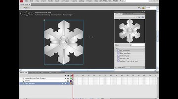 Flash Snow Fall Effect, Flash Tutorial, Learn Flash, Actionscript 3.0 Flash Lessons