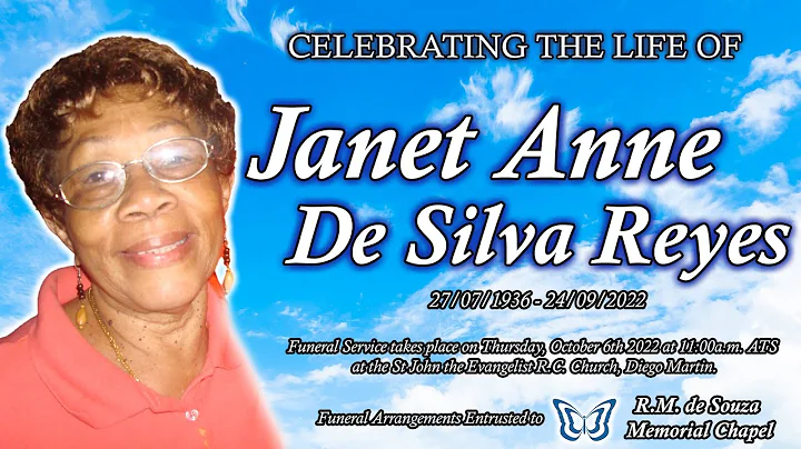 Funeral Service of Janet Anne De Silva Reyes