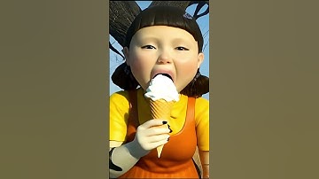 Doll Ate Icecream🍦 Ai Generated Squid Game #squidgame #shortvideo #shorts