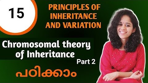 CHROMOSOMAL THEORY OF INHERITANCE - NCERT /NEET BIOLOGY /IN MALAYALAM