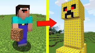 НУБ ПРОТИВ КРИПЕР ИЗ ЛАКИ БЛОКОВ В МАЙНКРАФТ 3 ! ТРОЛЛИНГ НУБА В MINECRAFT Мультик