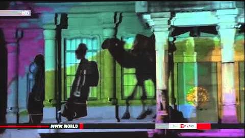 Tokyo temple offers light and sound show   News   NHK WORLD