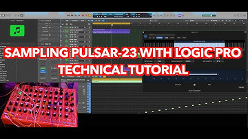 Sampling Soma Pulsar-23 with Logic Pro Tutorial