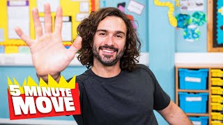 5 Minute Energising Fun Kids Workout | The Body Coach TV