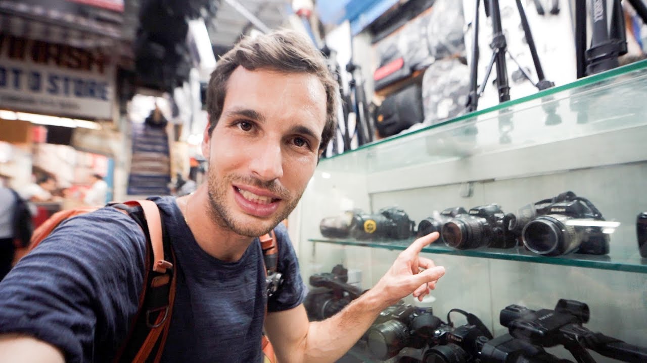 Inside A Camera Market in India