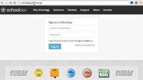 How to log in to Schoology