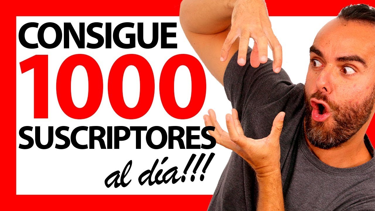 ⁣Cómo Conseguir 1000 Suscriptores AL DÍA (7 TRUCOS) en YouTube ?