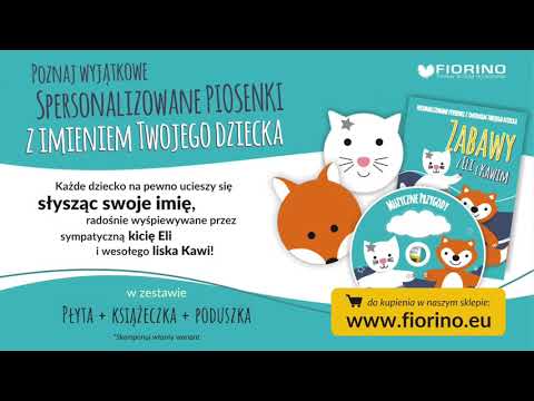 Personalizowane piosenki dla dzieci od Fiorino.eu - demo 5 piosenek - piosenki z imieniem dziecka!