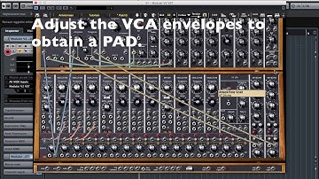 Arturia Moog Modular V2 - A complex patch