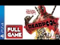 Deadpool  full ps4 gameplay walkthrough  full game ps4 longplay