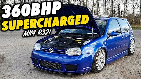 Rob's 360bhp *SUPERCHARGED* MK4 Golf R32 Sounds INSANE!