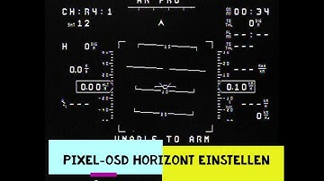 FrSky Pixel OSD Horizont Einstellungen