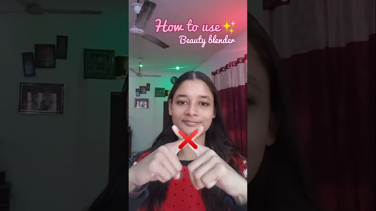 "how to use beauty blender ✅✨" 