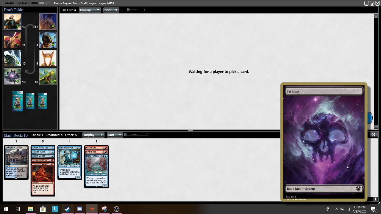Theros Beyond Death (THB) Draft League #2