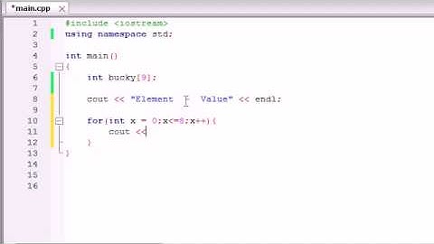 Buckys C++ Programming Tutorials   33   Create an Array Using Loops   YouTube .