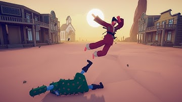 TABS - CACTUS vs EVERY UNIT 1v1 - Wild West faction & Win Conditions Update