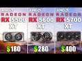 RX 5500 XT vs RX 5600 XT vs RX 5700 XT Test in 8 Games