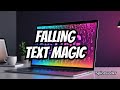 How to Create Falling Text Animation using CSS ✨(Beginner's guide)