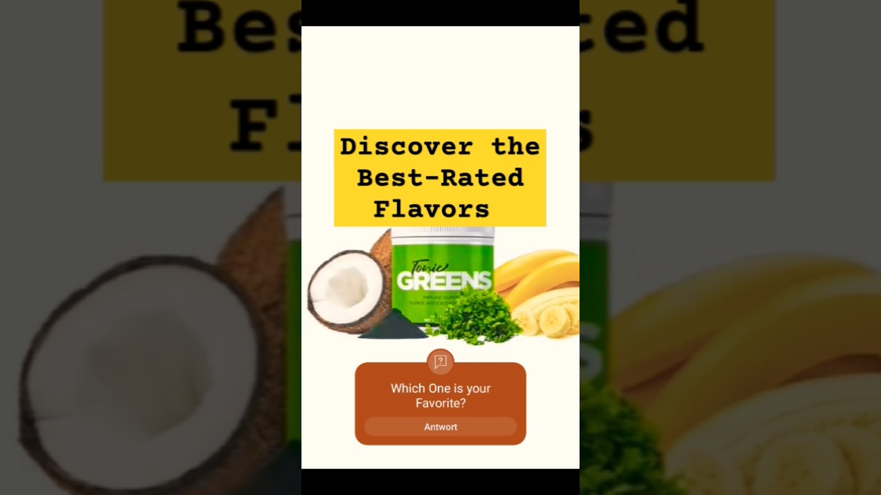 Brandnew 6-in1-Formula TONICGREENS 🍀 #immunesystemhealth #vitamins #supplements