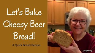 Delicious Cheesy Beer Bread | EASY QUICK BREAD!
