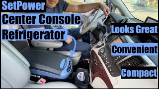 GEAR REVIEW SetPower Center Console Car Refrigerator.  Great Fit For The DIY Camper