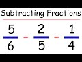 Fraction Subtraction Quiz