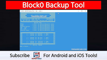 Backup Qualcomm Devices using Block0 Backup Tool | Super Tools