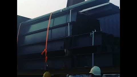 How to pack steel structure to a container?