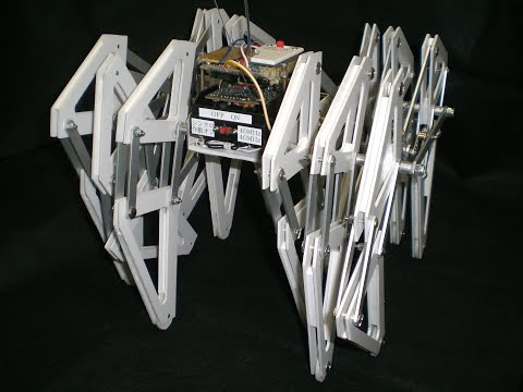 高速歩行ラジコン多足ロボット：テオヤンセン機構 スターリングエンジン部　米子高専＆北見工大