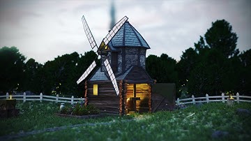 Windmill blender animation