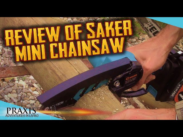 Saker Mini Chainsaw, 2022 Review Does it work?@Country wood Girl 