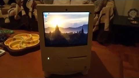 MacBerry - A Raspberry Pi 3 in a Color Classic Mac case.