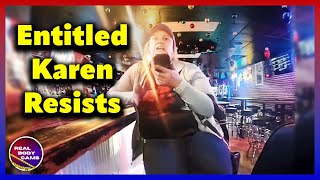 Entitled Karen Drinks Too Much, Fights Cops \& Demands Attorney