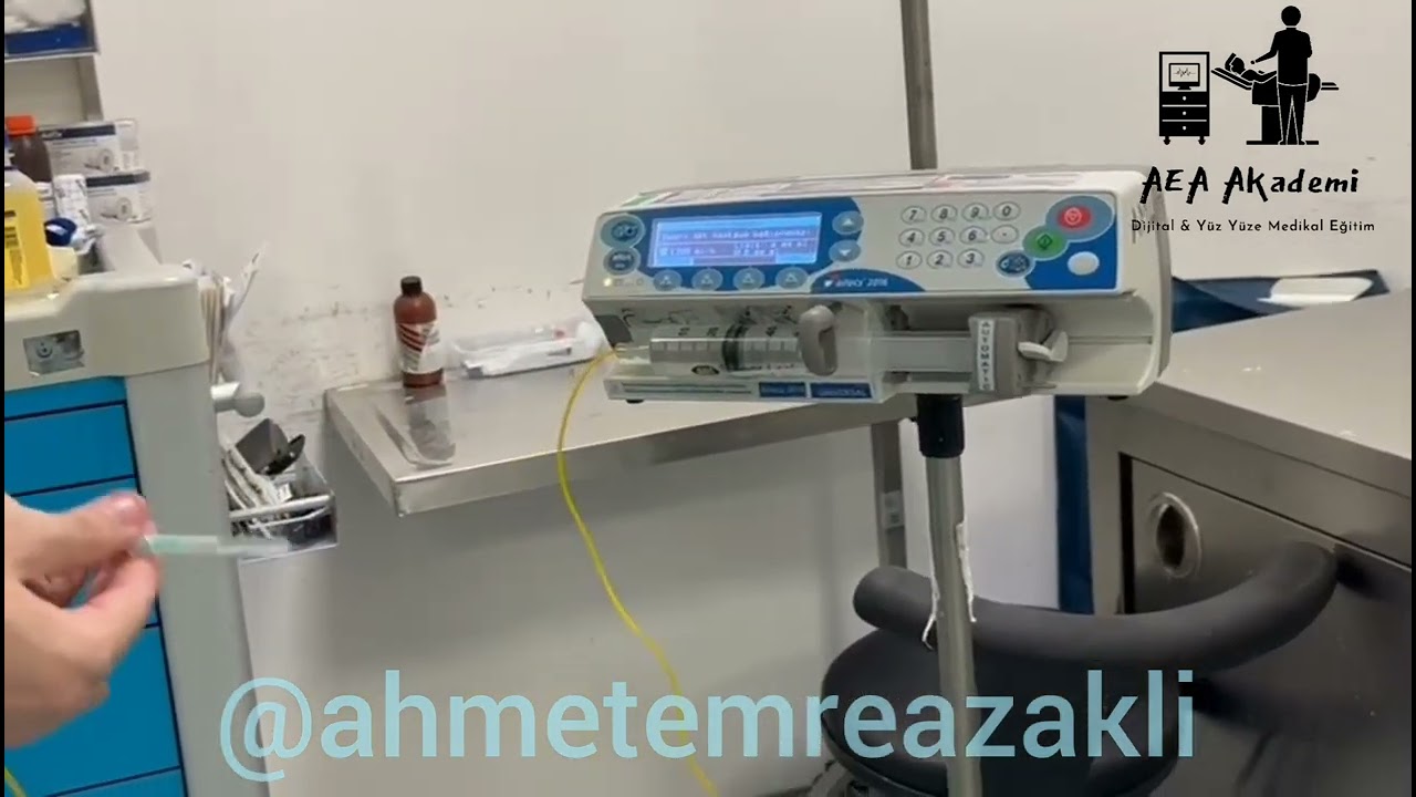 Enjektomat Nasıl Kullanılır? (İnfüzyon Hazırlama)