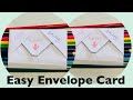 How to make 2 min easy Origami Envelope card