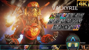 New Apex Legends Valkyrie Launch Bundle Birthright Skin Intro Animation! “#4K​"