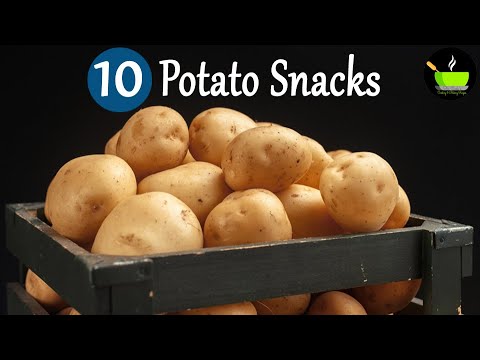 10 Easy snacks with potato   Top 10 Aloo Recipes   Indian Aloo Recipes   Indian Potato Recipes