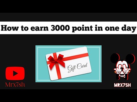 How to earn 3000 points in one day(pointsprizes)