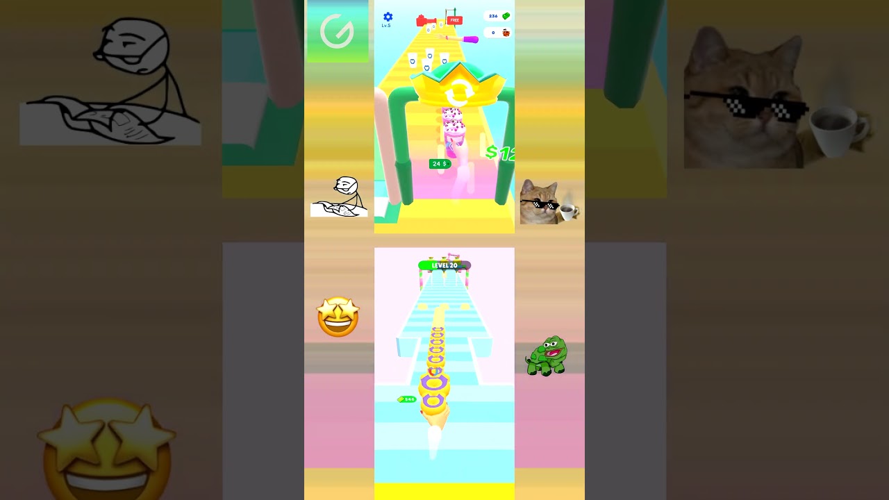 Coffee Stack | Donut Stack 3D - Best Mobile Game 