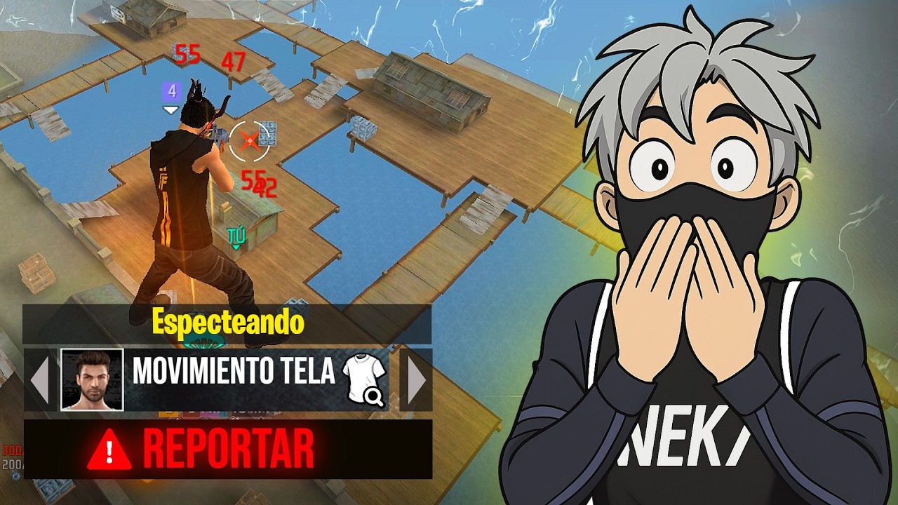 ESTE JUGADOR CON MOVIMIENTO TELA NOS QUERIA HUMILLAR 😰🔥 FREE FIRE