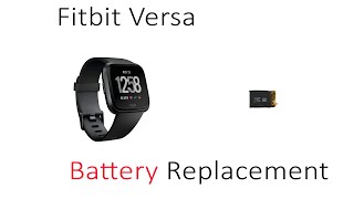 Tutorial Teardown How To Replace Remove Battery Fitbit Versa FB504 FB505