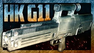 HK G11 - необычная штурмовая винтовка и её безгильзовый патрон. G11 - Обзор оружия.