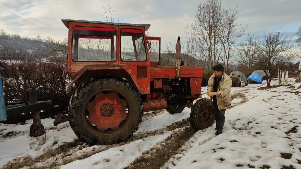 A traktorom utolsó nagy bevetése🚜Télen,hóban🤷🤷🤔