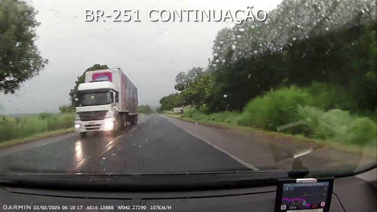VIAGEM DE VOLTA SEGUNDO DIA  BR-251 INICIO