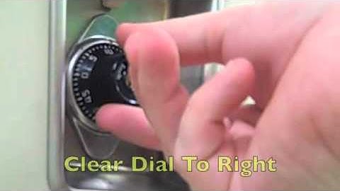 How to Open Your Locker