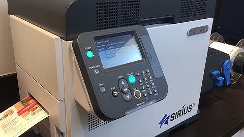 NeuraLabel Sirius5 Color Label Printer with Rewinder
