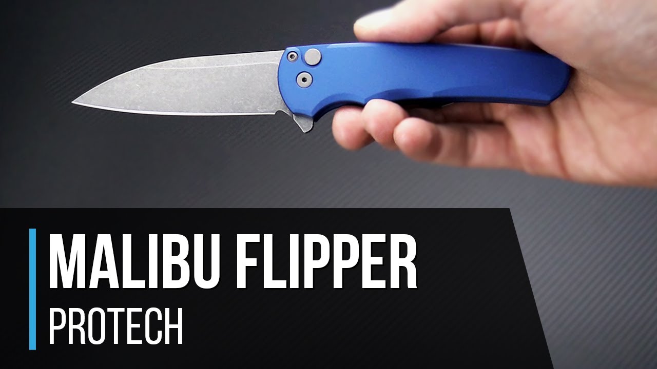 Protech Malibu 20CV Aluminum Button Lock Flipper Overview