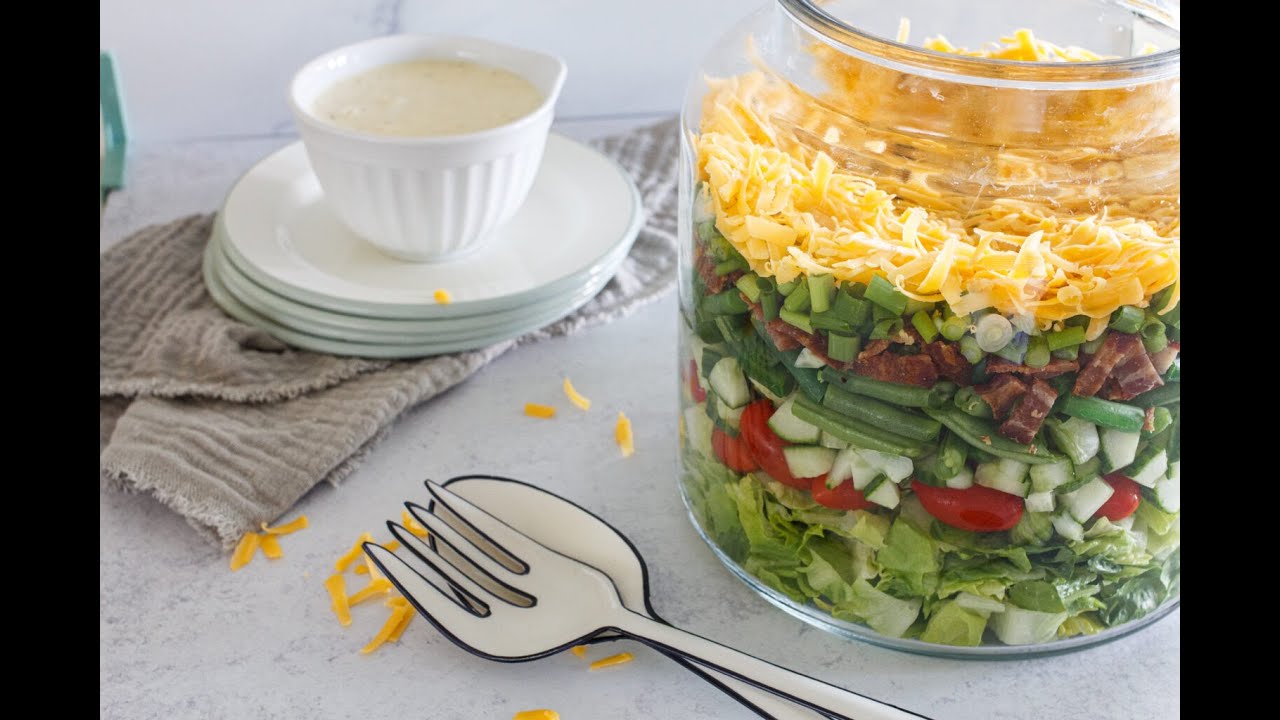 7 Layer Salad in a Jar